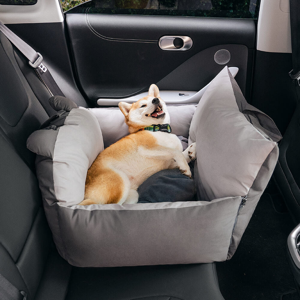 Bear Ears Pet Car Safety Bed Dog Car Seatbed