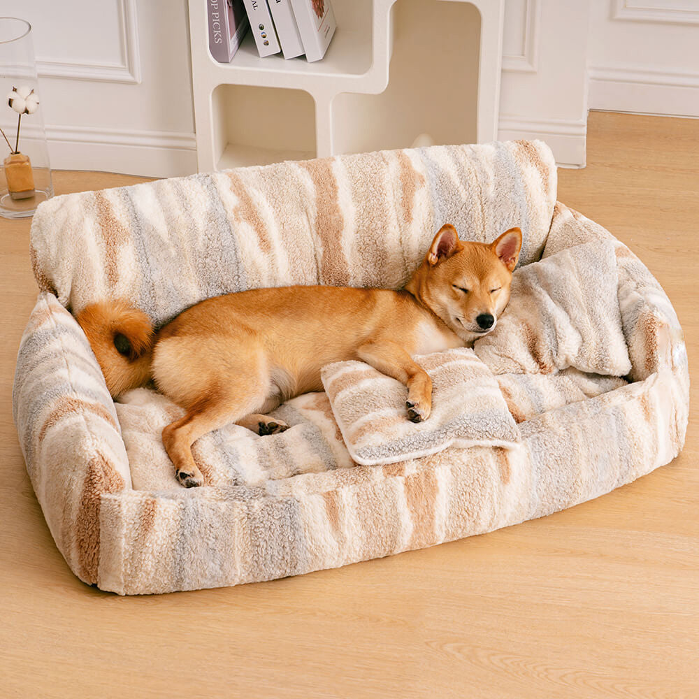 Nordic Fluffy Extra Large Cosy Dog & Cat Sofa Bed