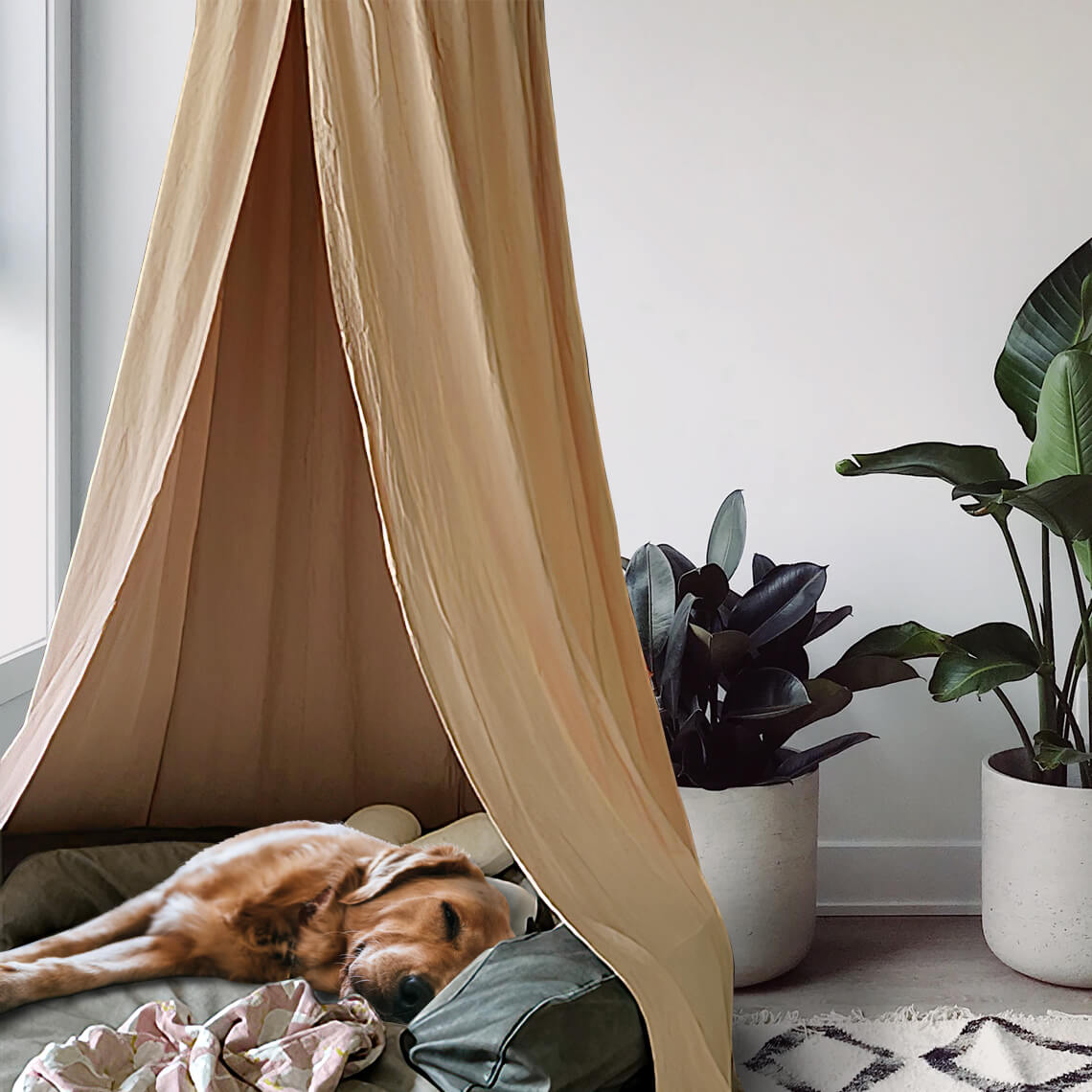 Soft Cozy Dog Tent Dog Teepee