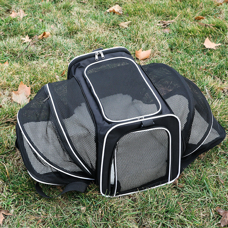 Portable Expandable Foldable Breathable Pet Carrier Bag