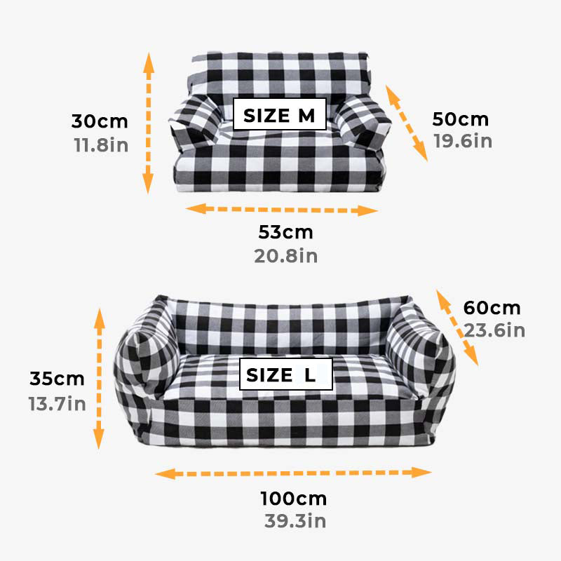 2 in 1 Cooling Sofa Cushion Bed for Dogs & Cats