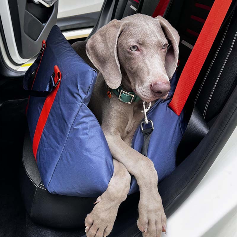 Oxford Fabric Pet Front Car Seat Removable Dog Car Seat Bed