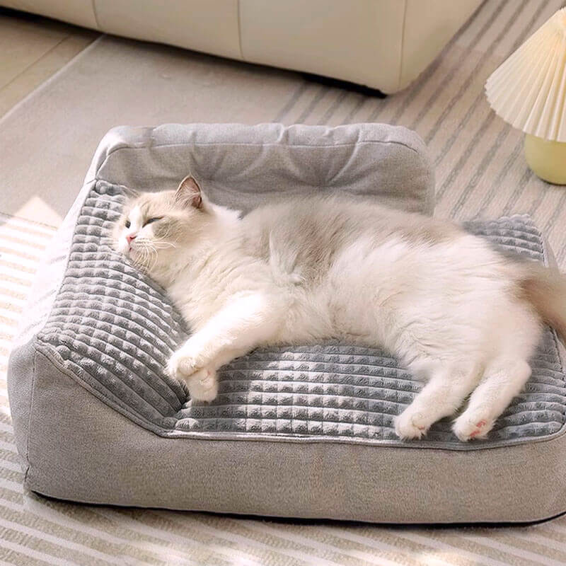 All Seasons Thick Large Washable Cat & Dog Pillow Bed