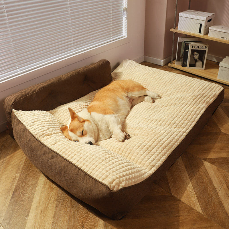 All Seasons Thick Large Washable Cat & Dog Pillow Bed