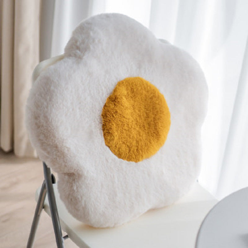 Fluffy Sunflower Memory Foam Cat Mat Seat Pad