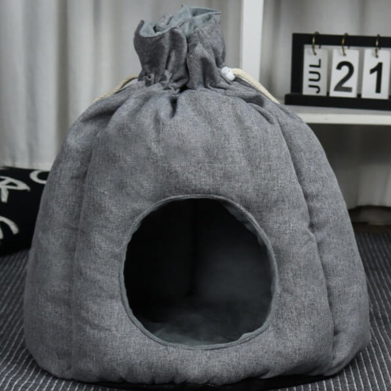 Funny Money Bag Enclosed Cat Cave