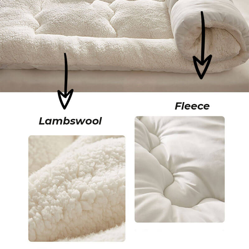 Large Cosy Lambswool Human Pet Cushion Bed