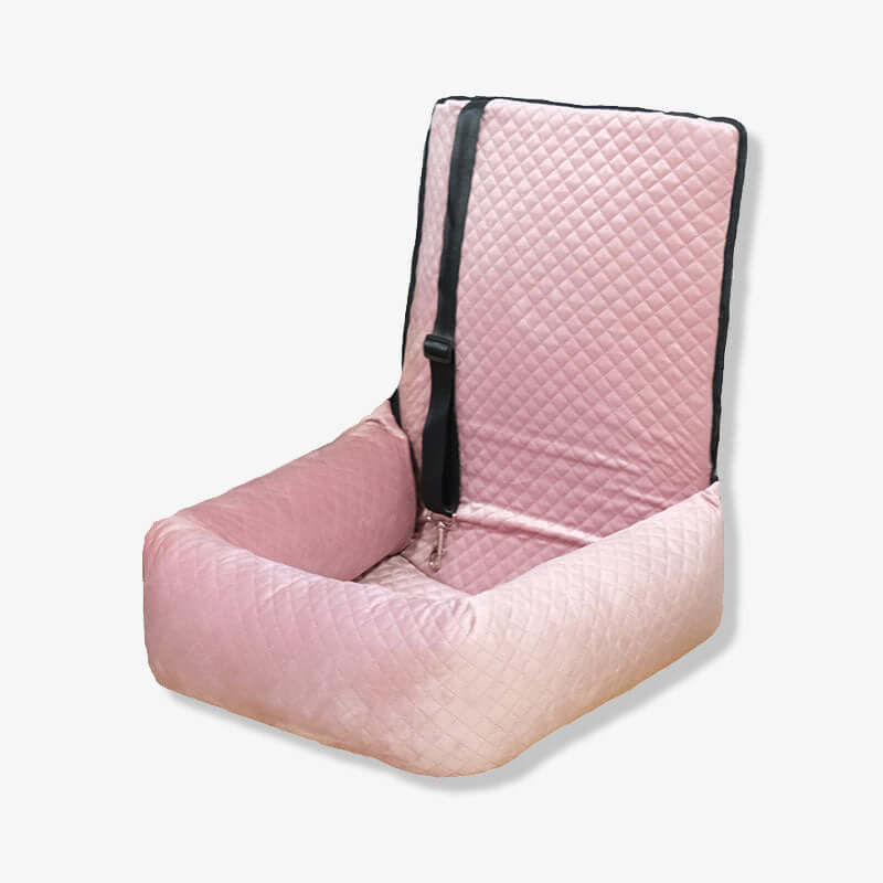 Large Soft Velvet Pet Travelling Bed Dog Car Seat