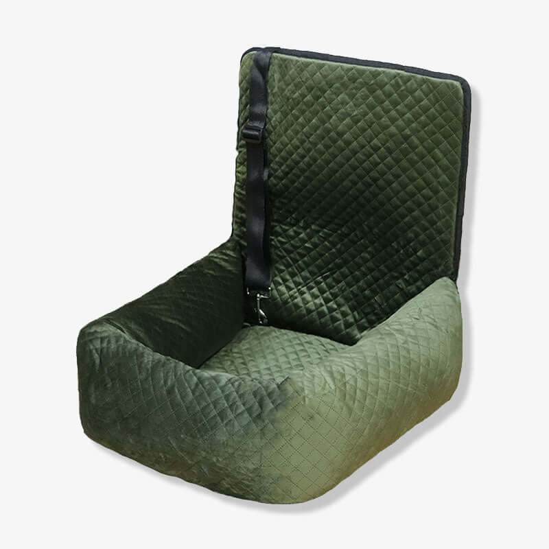 Large Soft Velvet Pet Travelling Bed Dog Car Seat