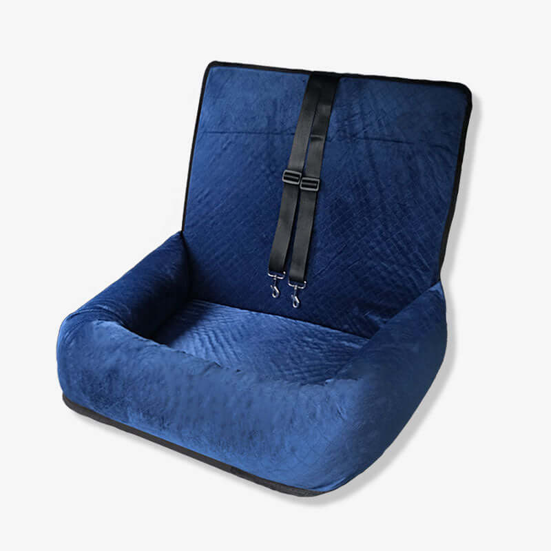 Large Soft Velvet Pet Travelling Bed Dog Car Seat