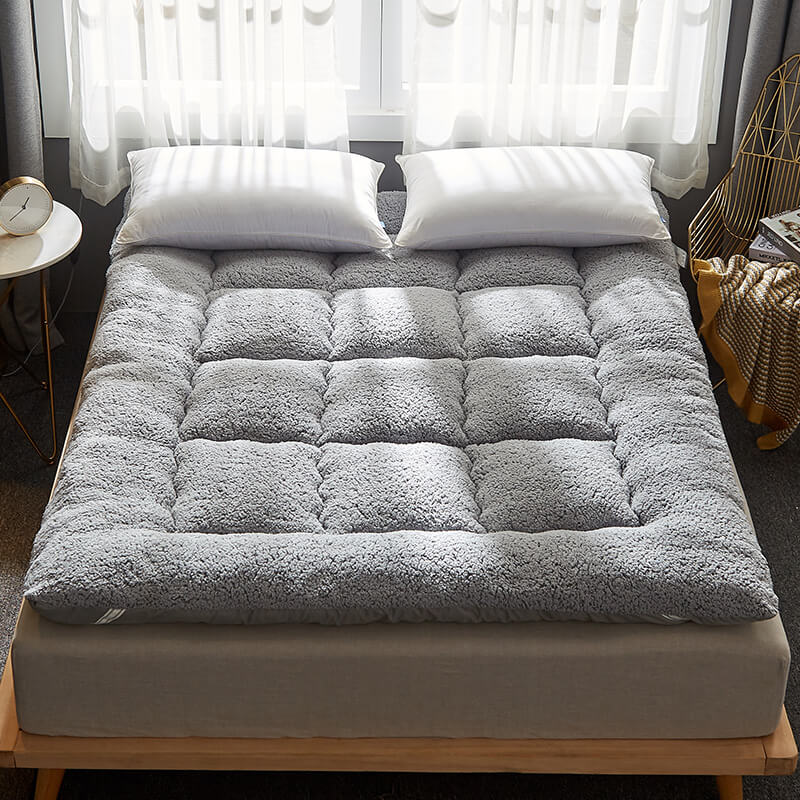 Large Cosy Lambswool Human Pet Cushion Bed