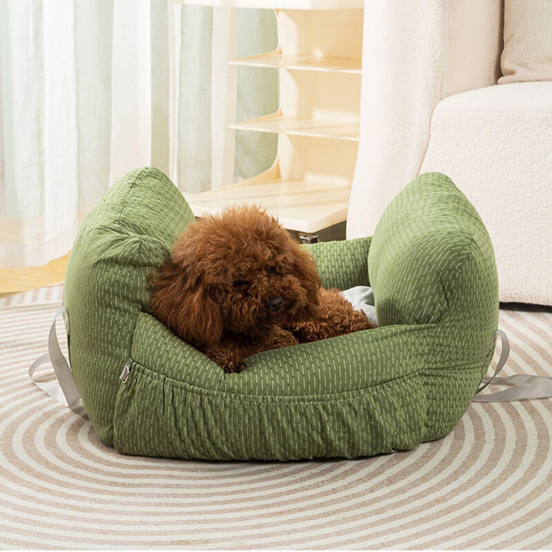 Super Soft Removable Non-slip Dog Car Seat Bed