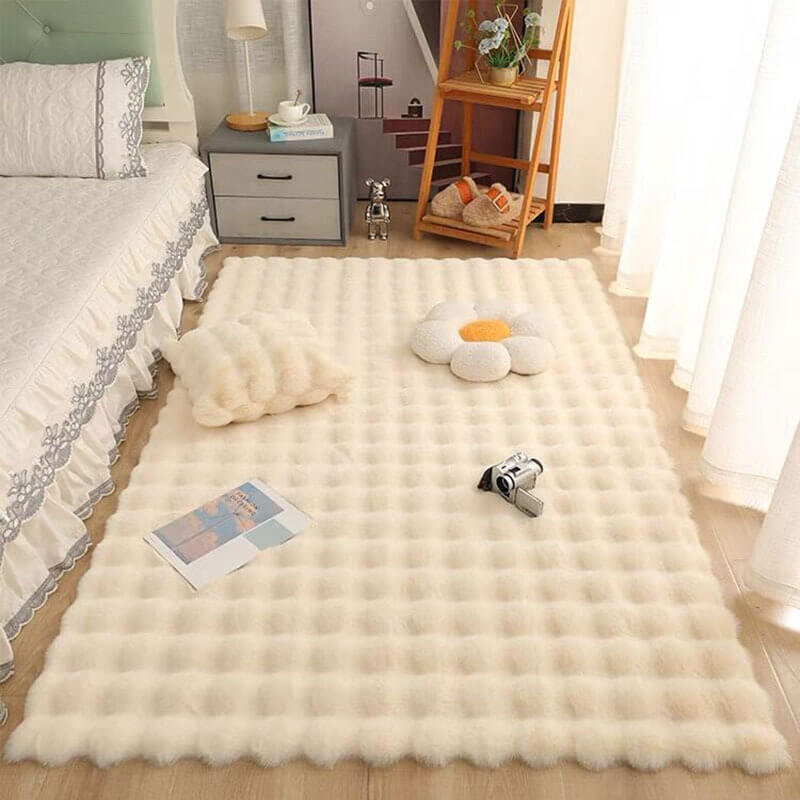 Ultra-Soft Fluffy Plush Non-Slip Rug Pet Mat