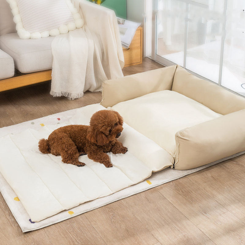 2 in 1 Warm Comfortable Covered Cat & Dog Bed