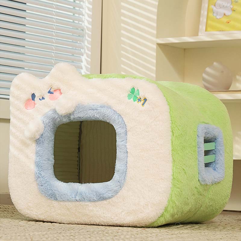 Adorable Vital Cat House - Polaroid