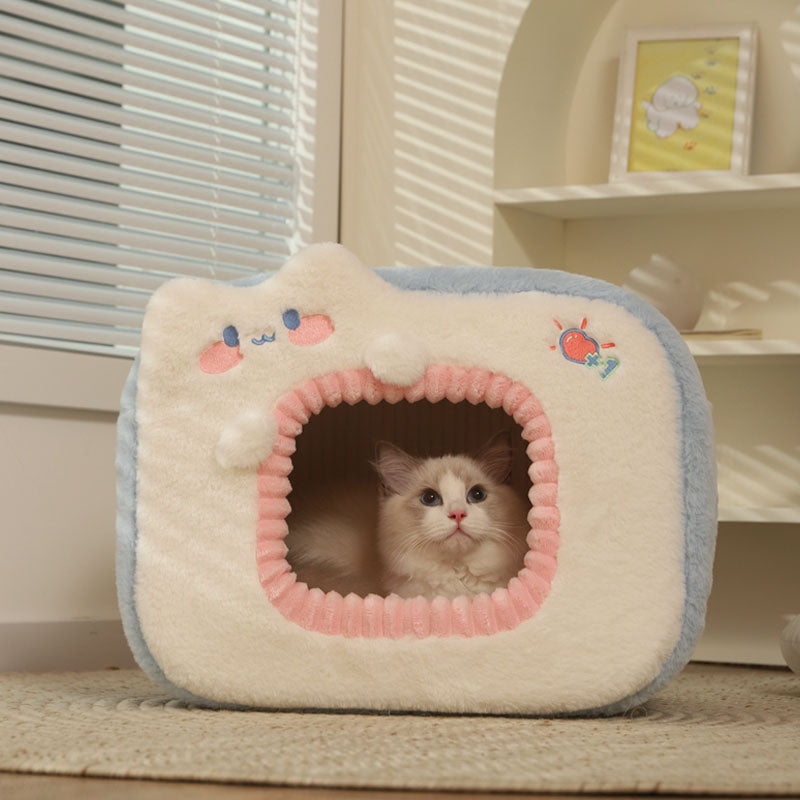 Adorable Vital Cat House - Polaroid