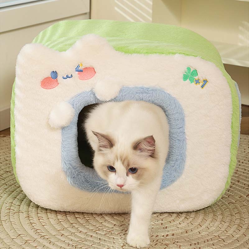 Adorable Vital Cat House - Polaroid