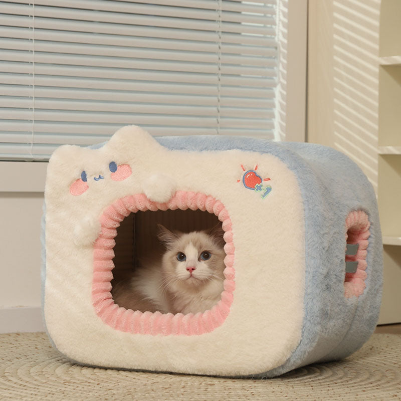 Adorable Vital Cat House - Polaroid