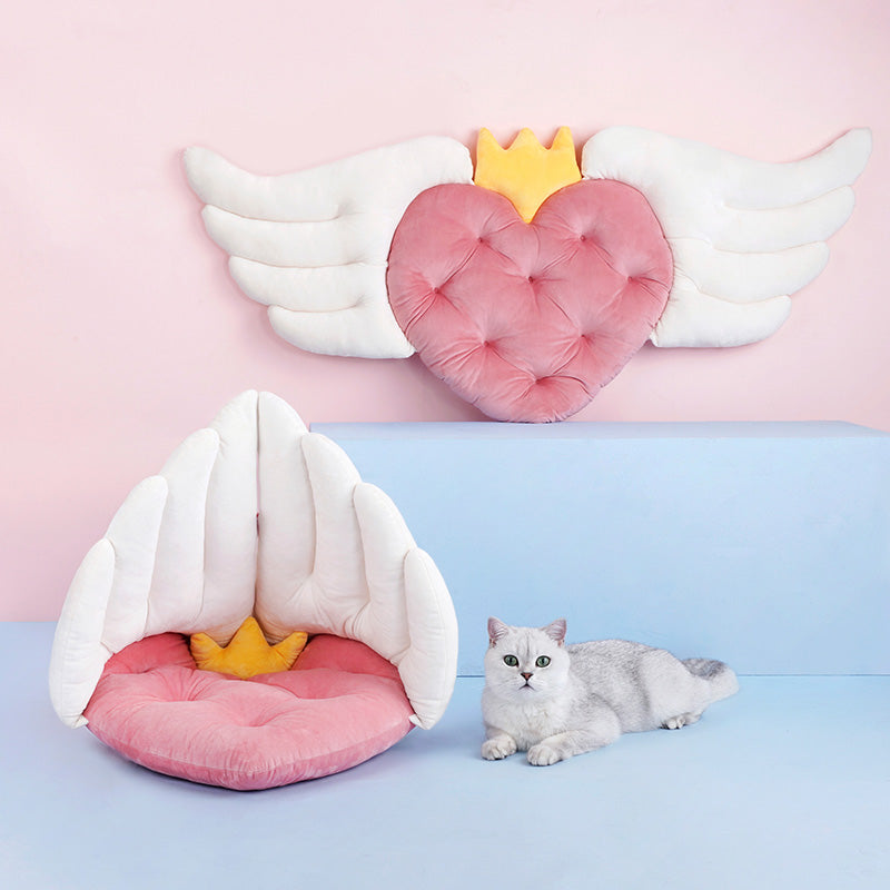 Angel Wings Convertible Dog & Cat Beds