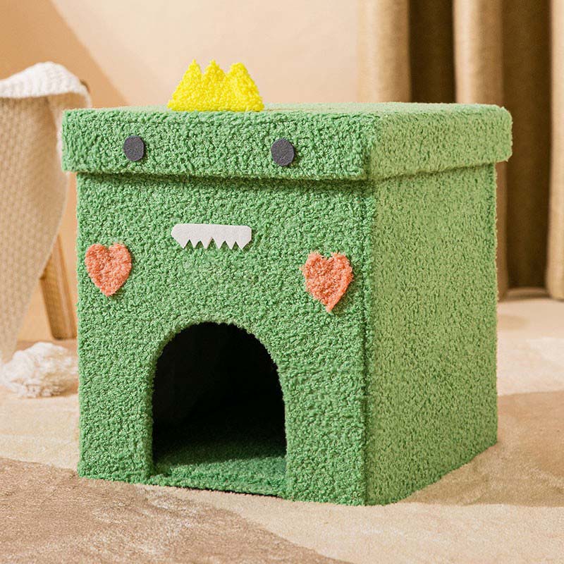 Animal Series Foldable Soft Den Cat Bed Cat House