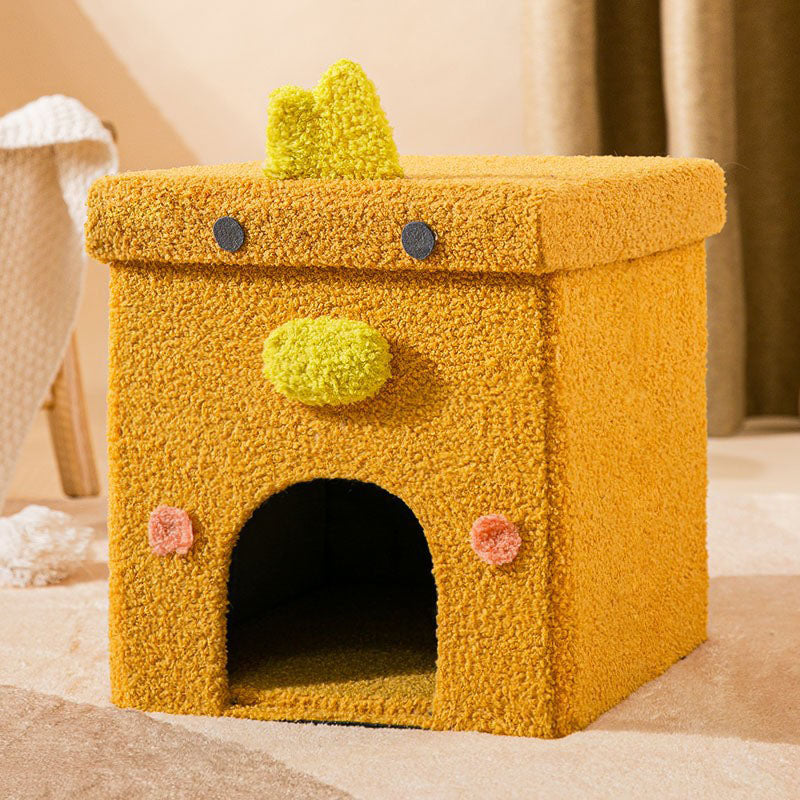 Animal Series Foldable Soft Den Cat Bed Cat House