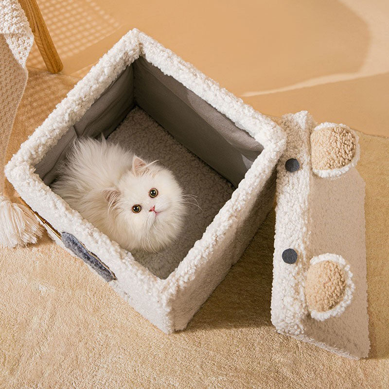 Animal Series Foldable Soft Den Cat Bed Cat House