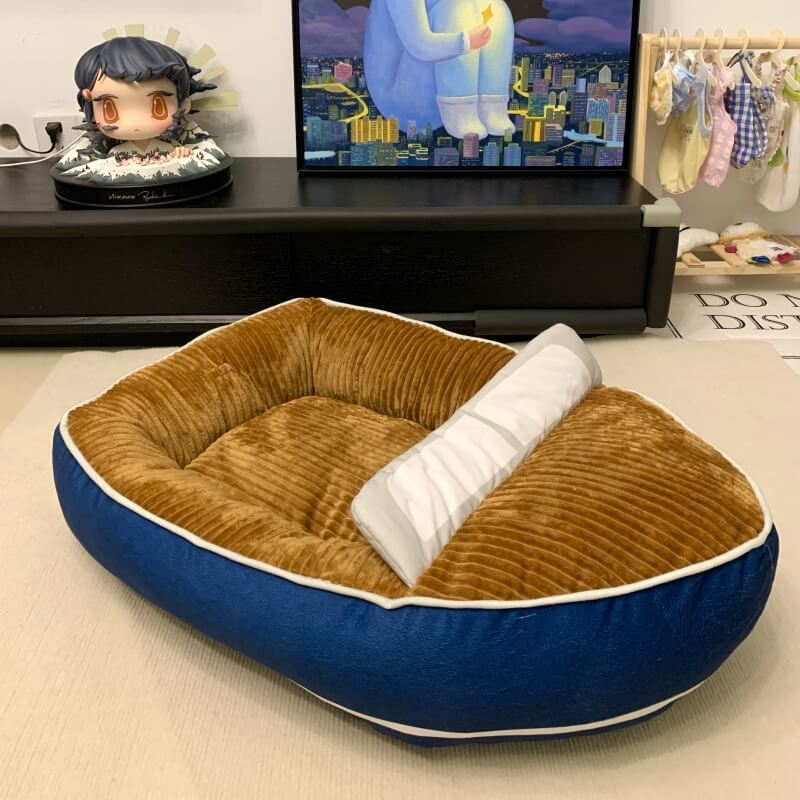 Boat Style Pet Bed Large Space Comfortable Dog & Cat Bed