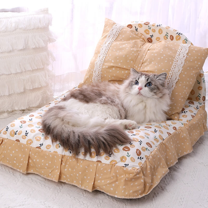 Bow Knot Princess Bed Dog & Cat Bed