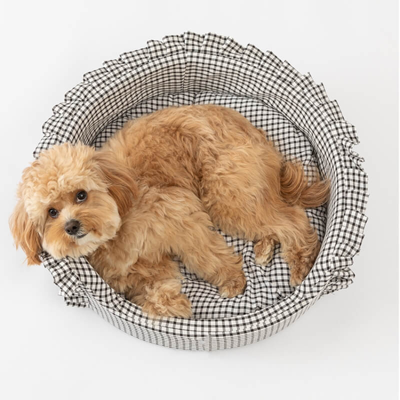 Classic Checkered Orthopedic Support Dog Bed