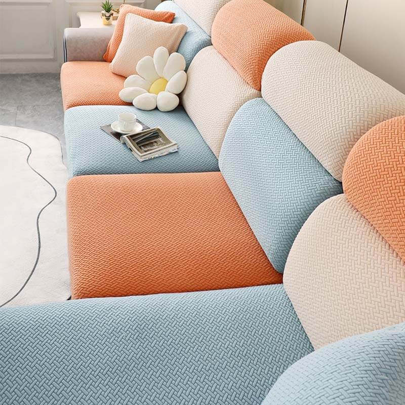 Colourful Fleece Sofa Cover Furniture Protector Couch Cover