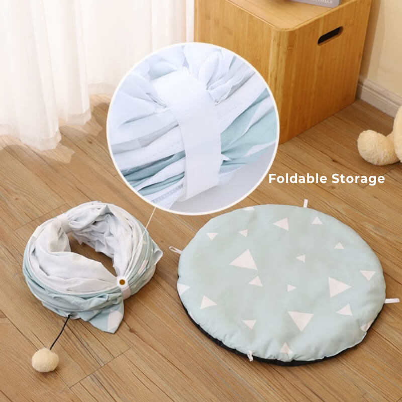 Cool Breathable Folding Cat Tunnel Bed