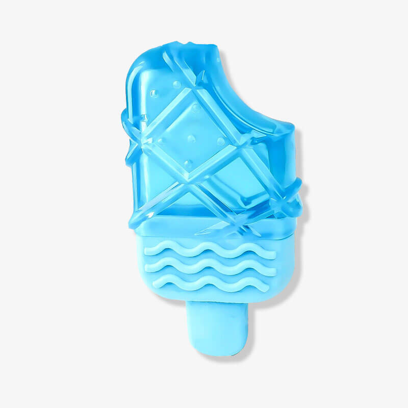 Cooling Rubber Water Filled Ice Lolly Dog Teething Toy