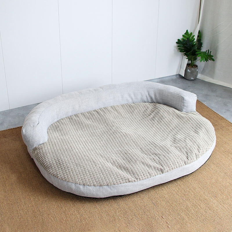 Cornfleece Neckband Pet Beds Removable Doggie Sofabed