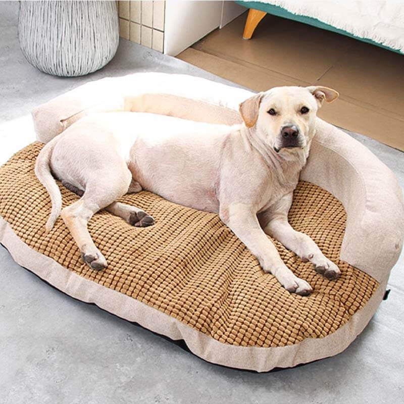 Cornfleece Neckband Pet Beds Removable Doggie Sofabed