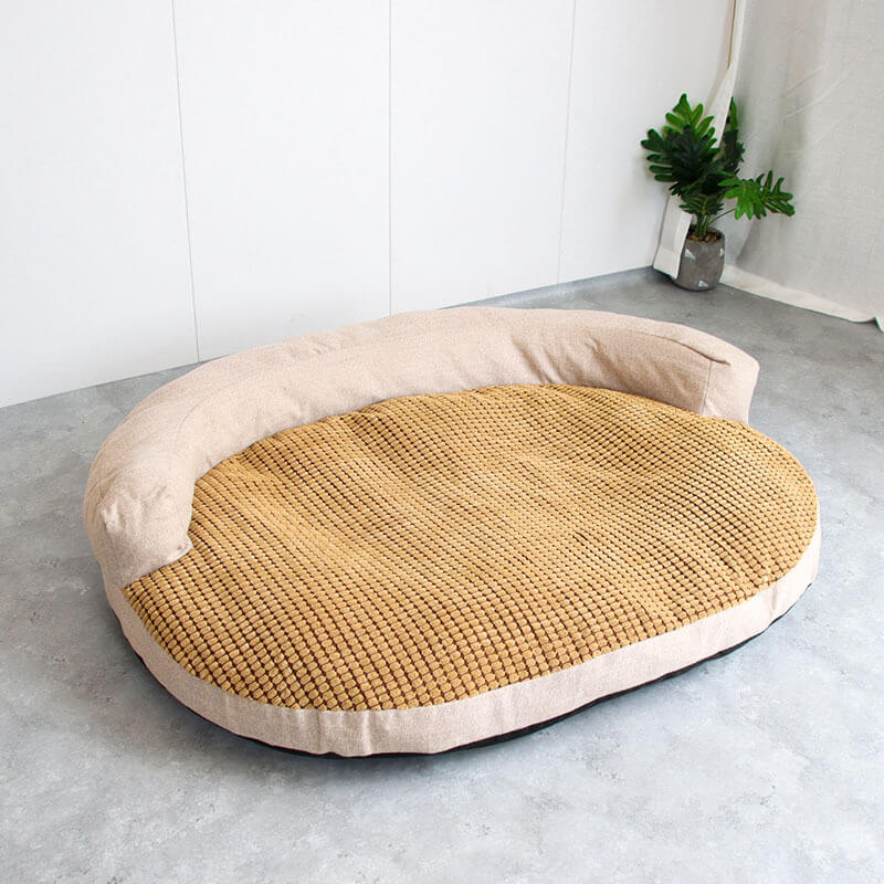 Cornfleece Neckband Pet Beds Removable Doggie Sofabed