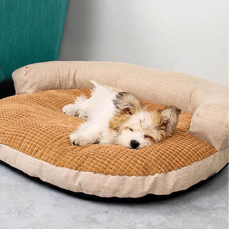 Cornfleece Neckband Pet Beds Removable Doggie Sofabed