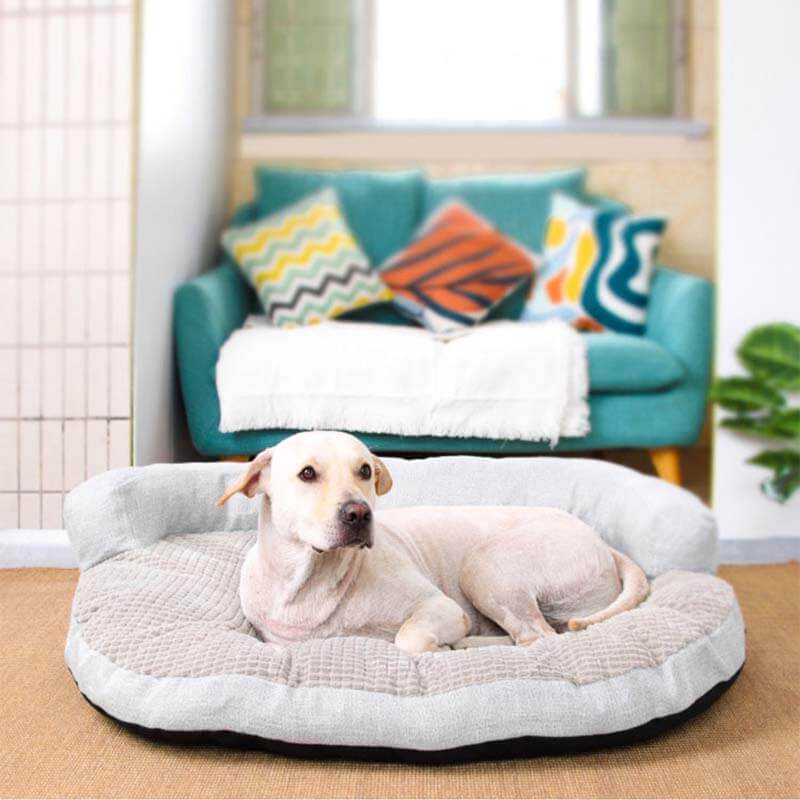 Cornfleece Neckband Pet Beds Removable Doggie Sofabed