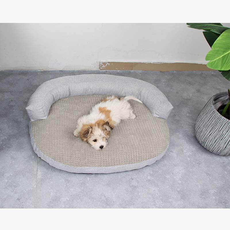 Cornfleece Neckband Pet Beds Removable Doggie Sofabed