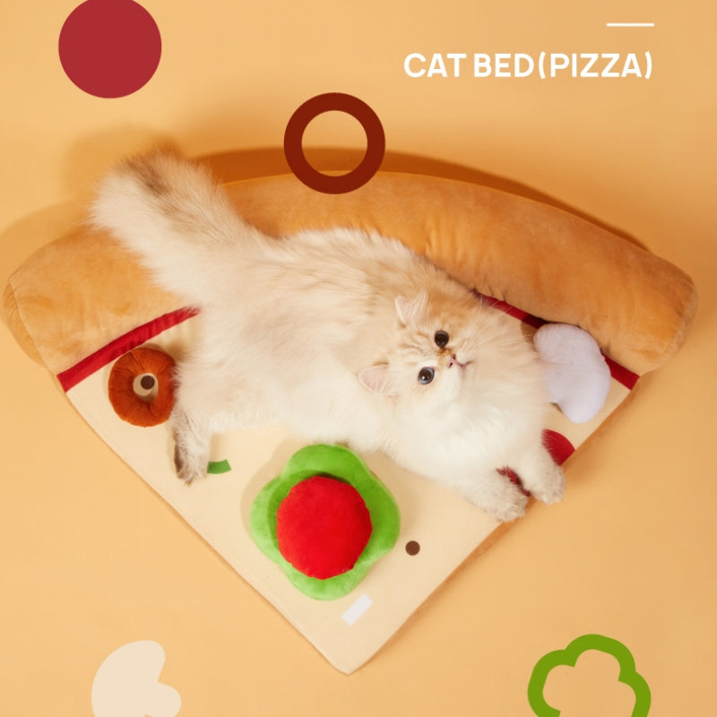 Fun Toys Mat Pizza Cat Bed