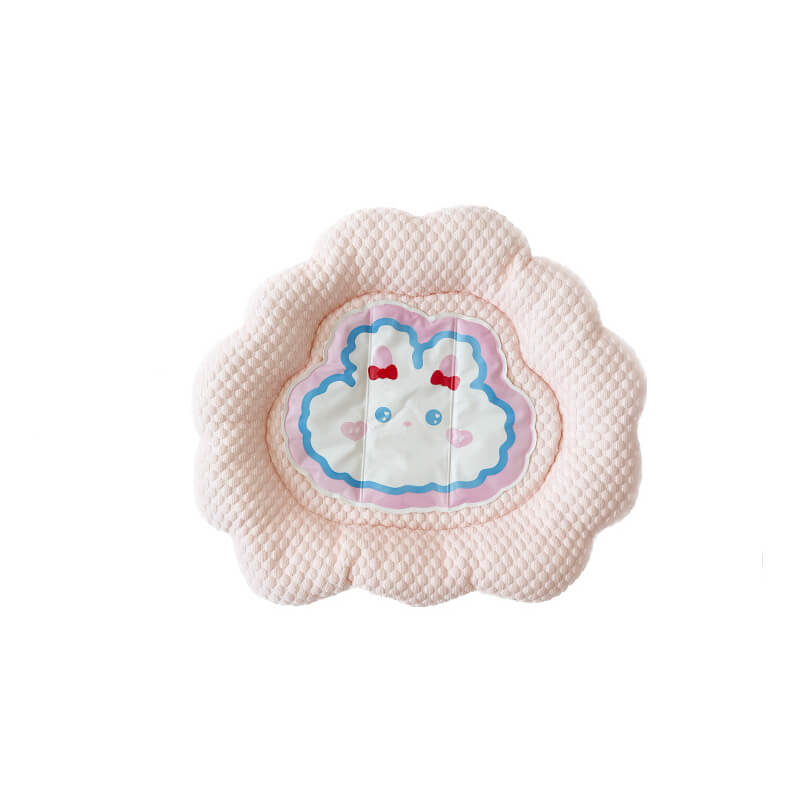 Ice Cream Cloud Cool Feeling Cat Bed with Ice Mat