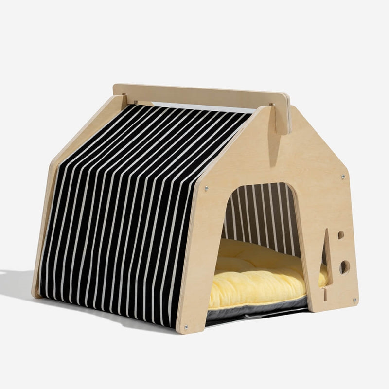 Indoor Wooden Warmth Cozy Cat House