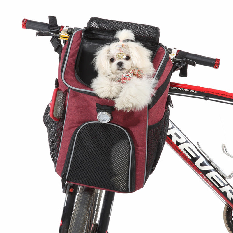 Multifunctional Bike Carrier Backpack Bag For Dog & Cat