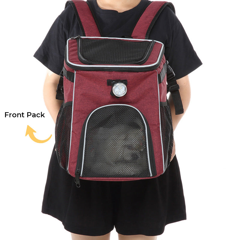 Multifunctional Bike Carrier Backpack Bag For Dog & Cat