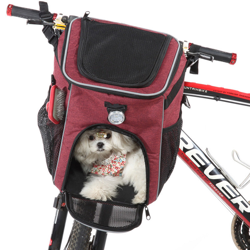 Multifunctional Bike Carrier Backpack Bag For Dog & Cat