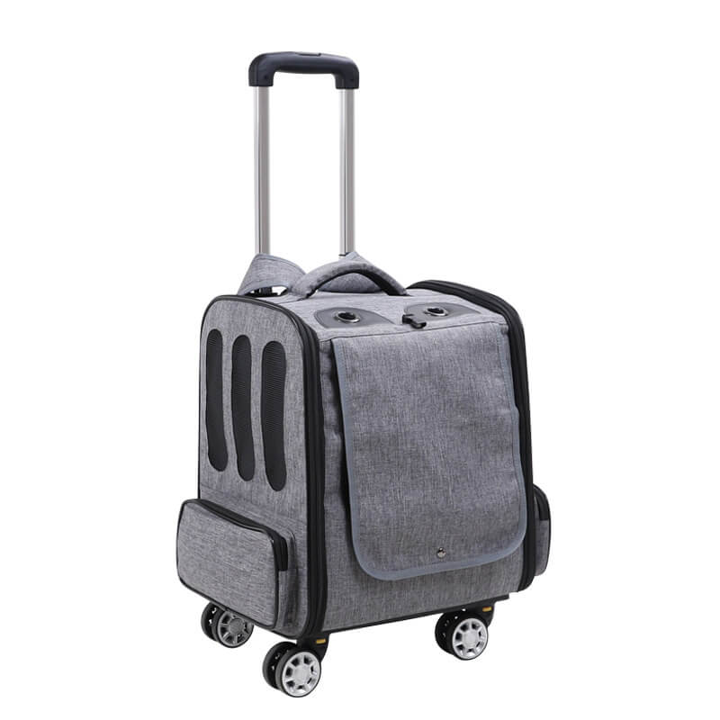 Multipurpose Folding Cat Travel Backpack Pet Trolley Case