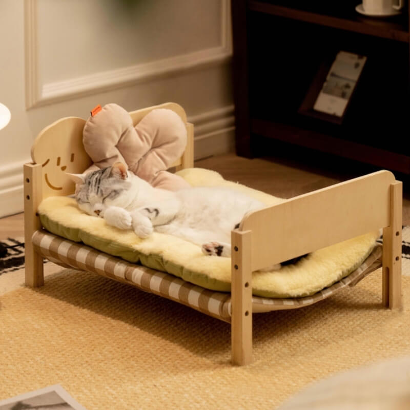 Stackable Fun Wooden Cat Bed