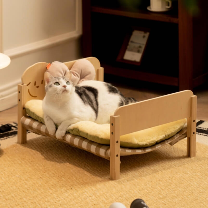 Stackable Fun Wooden Cat Bed