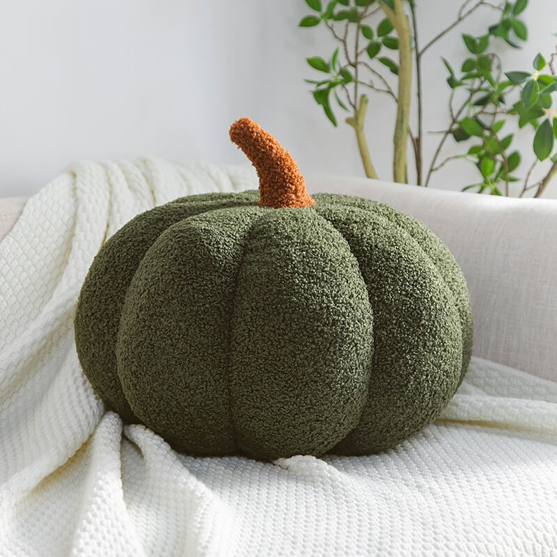 Teddy Fleece Pumpkin Pillow Sofa Pillow