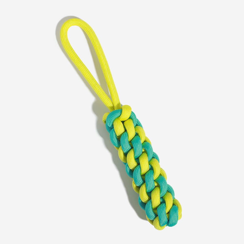 Braided Rope Stick Tug Dog Toy - Color Clash