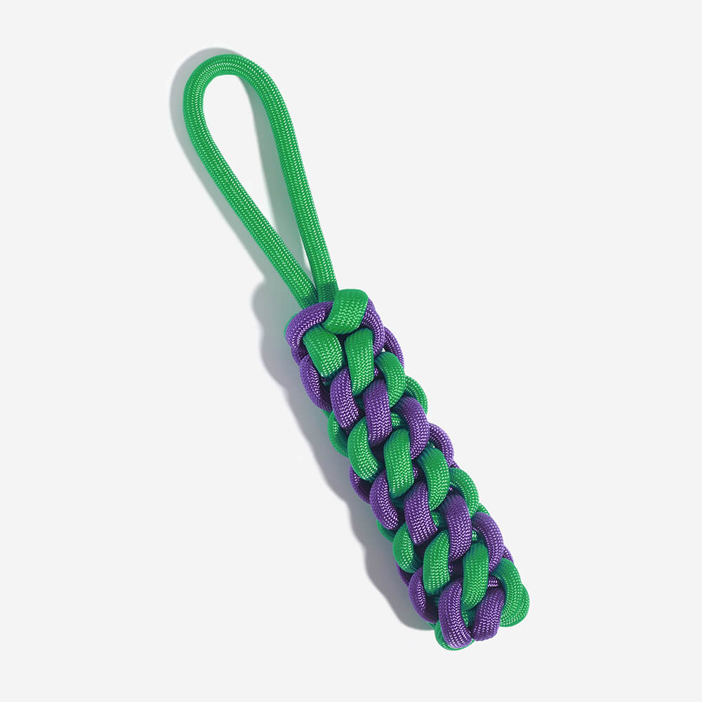 Braided Rope Stick Tug Dog Toy - Color Clash